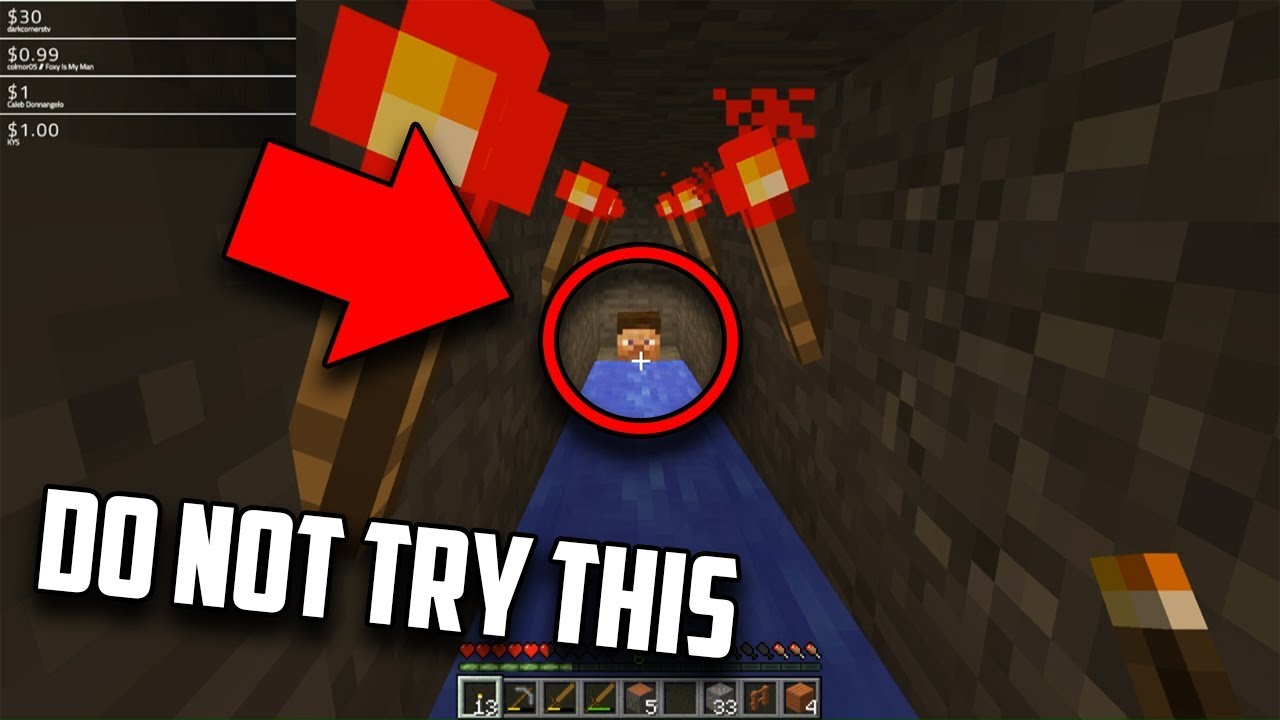 Why is there a Redstone Tunnel under this Minecraft Village? (Scary Minecraft Video)