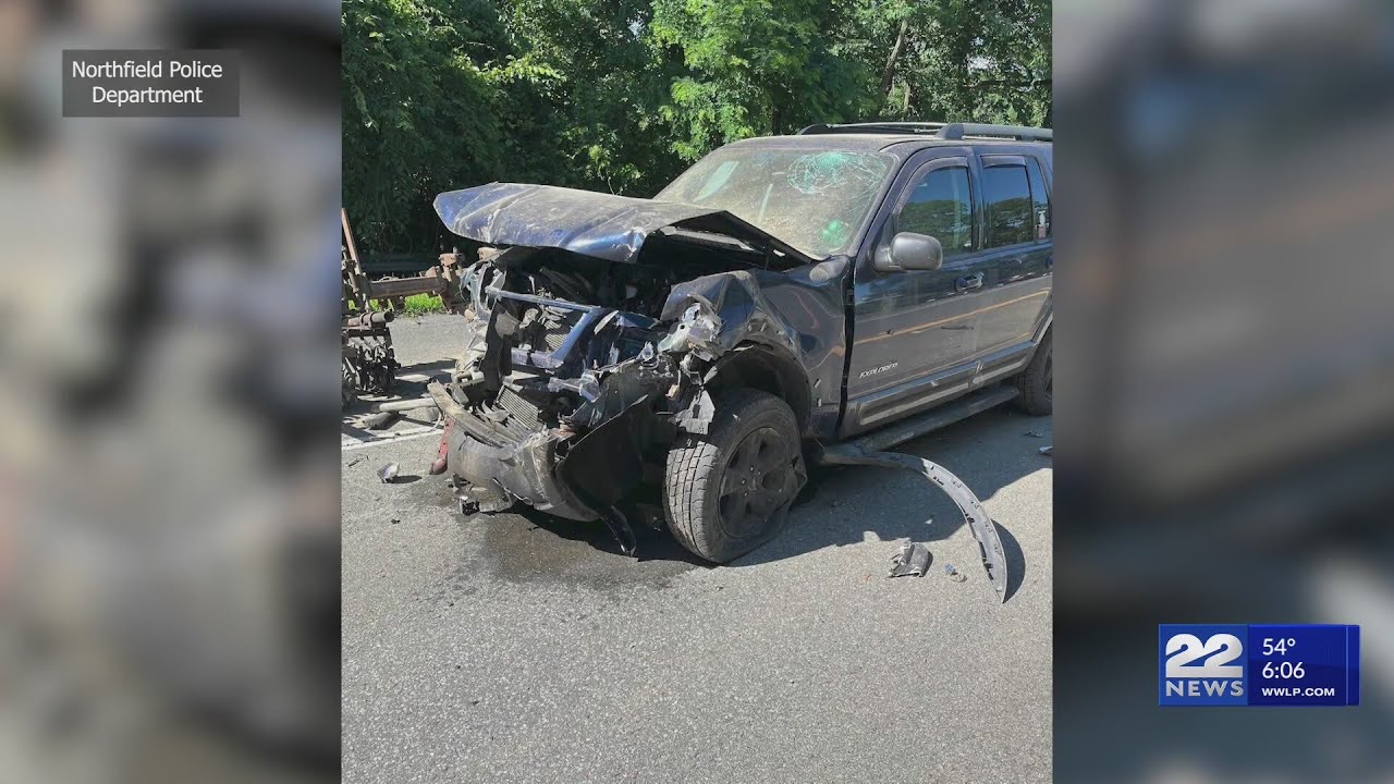 Vehicle vs. tractor collision on Route 10 in Northfield