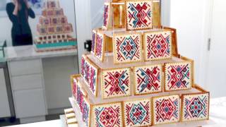 Making Of Spectacular Sweet Creation Cookie Tower Cake By Yiamy Inspired By Retrovi