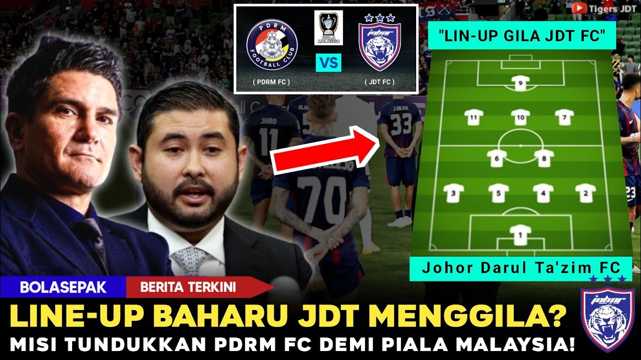 🔴JDT Buat Hal Gila🔥JDT Rombak Besar-Besaran! PDRM FC Dalam Bahaya Di Stadium Sultan Ibrahim!