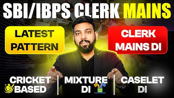 SBI Clerk & IBPS Clerk Mains 2025 | Cricket Based DI + Mixture Based DI + Bar Graph Logical