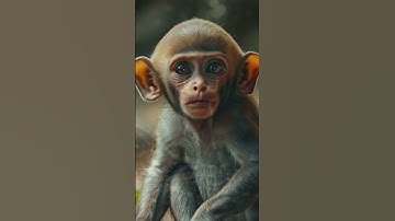 Baby Monkey’s First Climb Goes Hilariously Wrong