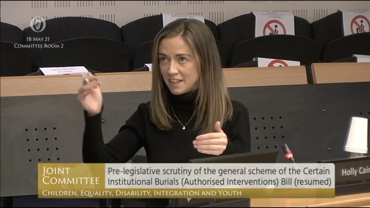 Pre-legislative Scrutiny of the Institutional Burials Bill with the Minister for Children