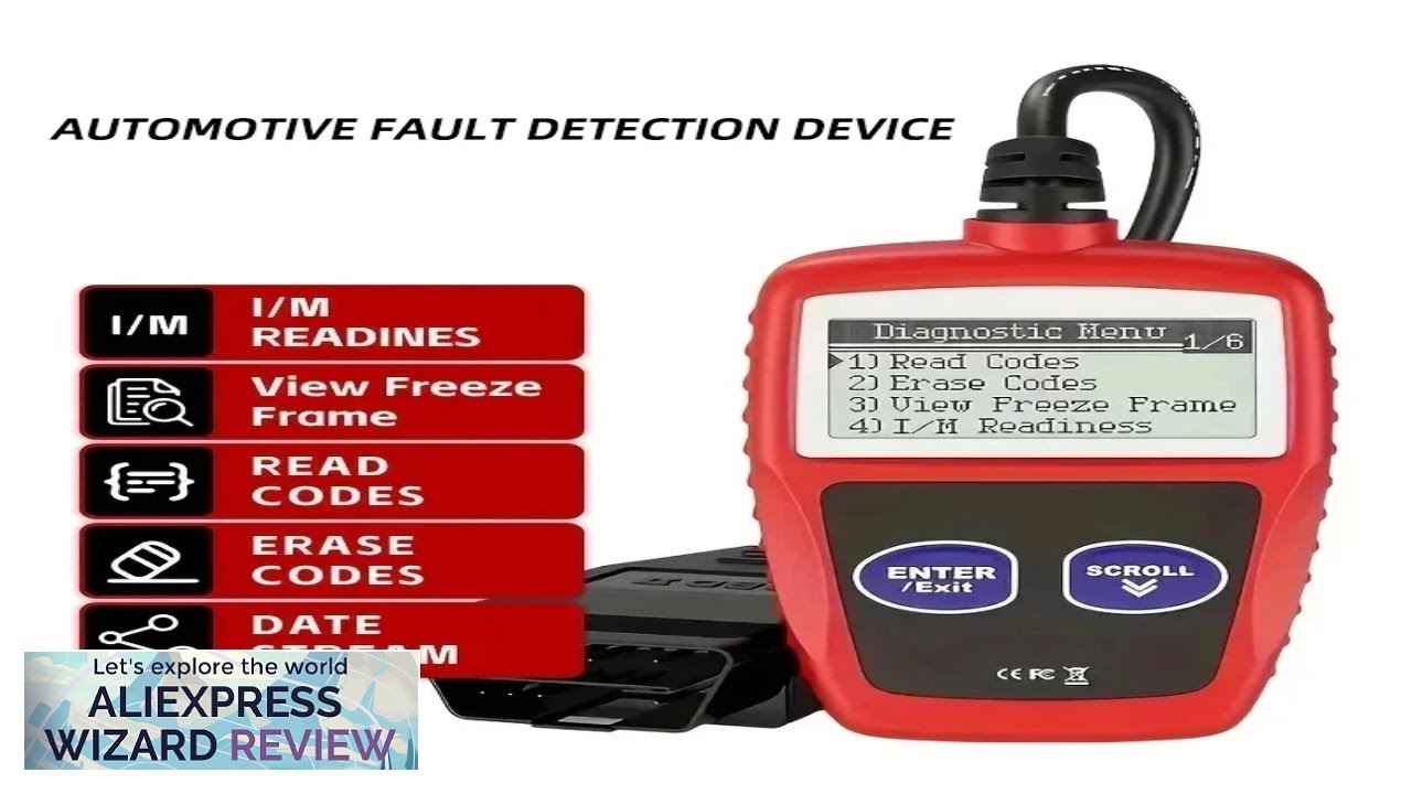 1 PC Car Fault Diagnosis Instrument Obd2 Clear Fault Codes Diagnostic Scanning Review