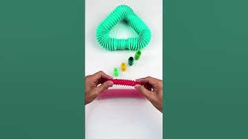 Creating ASMR and Stylez Crunchy POP-TUBE Sound #insideout #diy #satisfyingvideos #relaxing #oddasmr