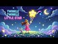 Twinkle Twinkle Little Star ⭐🌙🎵 | Classic Lullaby &amp; Nursery Rhyme for Kids 👶✨