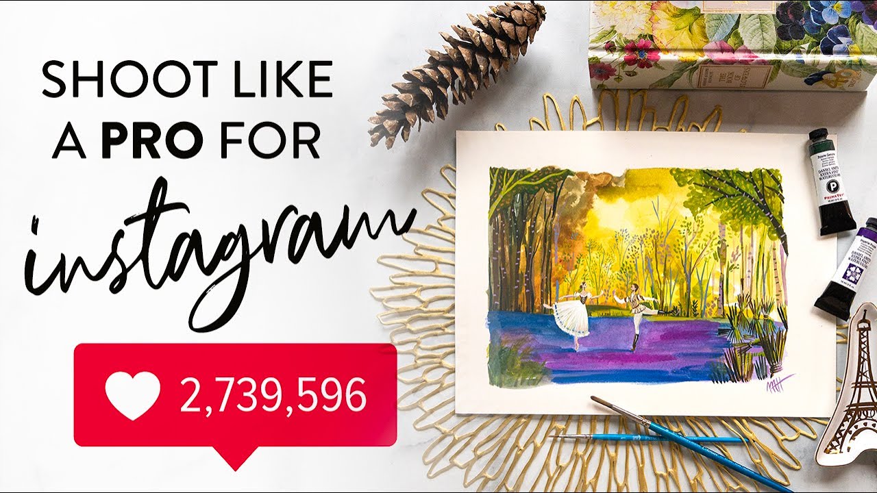 How to take photos of your art for Instagram and social media YouTube