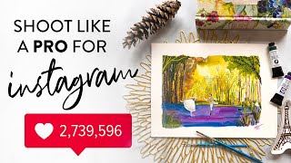 How to take photos of your art for Instagram and social media