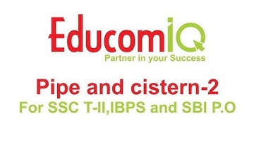 Pipes and Cistern video tutorial concept Tricks and shortcuts [Hindi] part -2 by EducomiQ