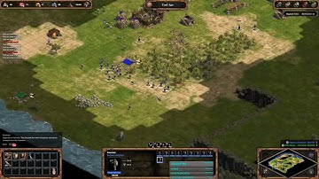 AOE DE - 1v1 vs Chuoi - Conti Large map / Random civs - August 07 2022