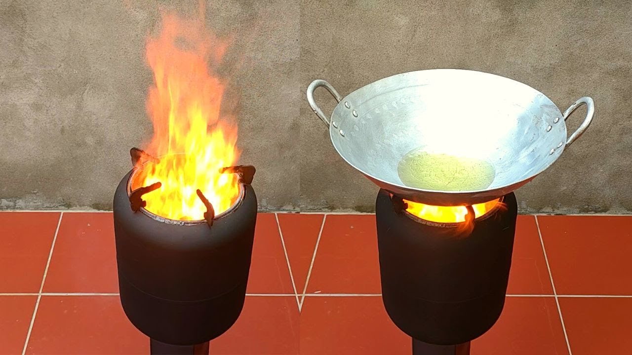 Great outdoor wood stove for garden parties YouTube