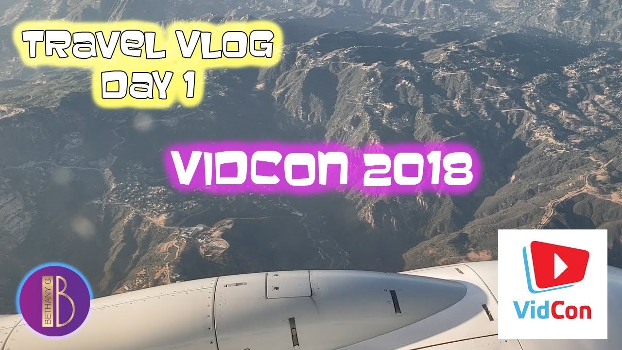 Traveling to Vidcon 2018!  - Day 1 | Daily Vlog With Bethany G