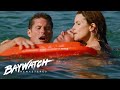 MITCH RUSHES INTO THE WATER To Help Fellow Lifeguard Alex Rescue A Man Choking!! Baywatch Remastered