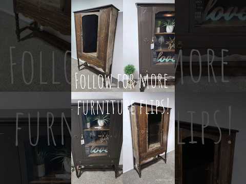Antique China Cabinet Transformation furnitureflip by Five Hearts Refinishing