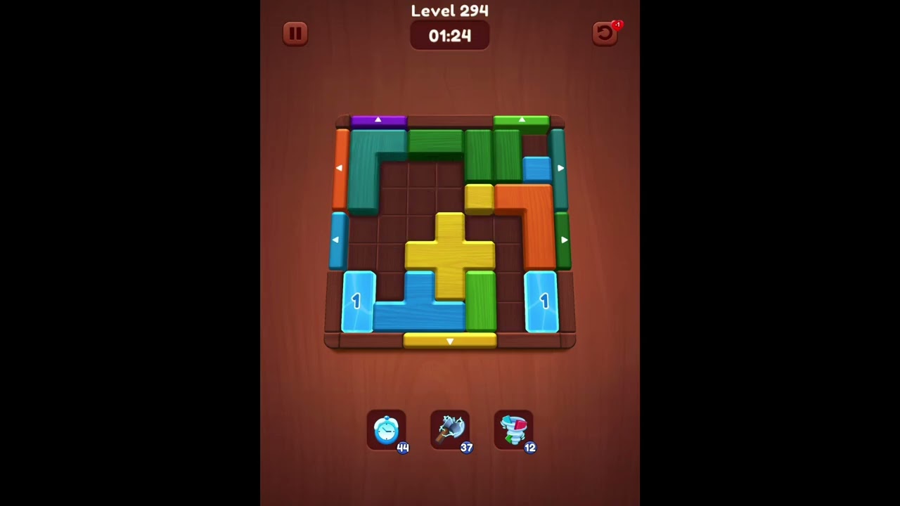 Woody Puzzle Levels 291-292-293-294-295-296-297-298-299-300