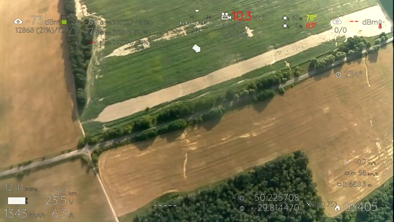 OpenHD first test 10km part1