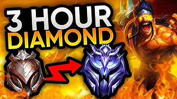 THIS is how you CLIMB to DIAMOND in 3 HOURS...with ONLY DRAVEN