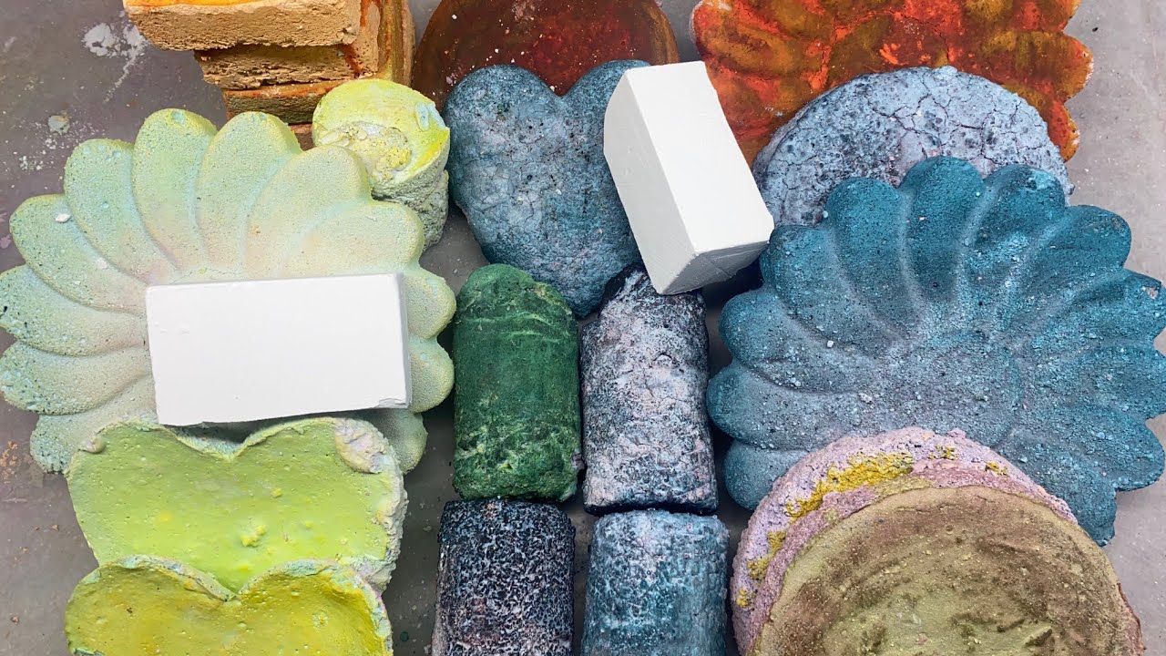 Variety Fresh Gym Chalk ASMR Satisfying Crush