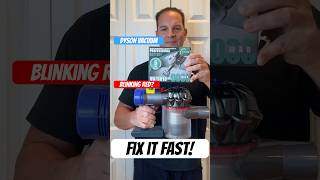 Replace Dyson Vacuum Battery-Blinking Red? 2Minutes! #dyson #vacuum #battery #replacement  #howto