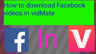 How to download Facebook videos in vidMate screenshot 2
