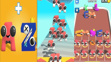 Merge Alphabet 3D Run | Merge Alphabet Lore Run (part1) #androidgames #gamespy