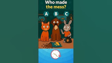 Who made the mess🤷🏼‍♀️ ? #riddle #find #brainteasers #shorts #genius #challenge #quiz #reels