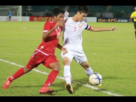 U19 Viet Nam 1-0 U19 Myanmar FULL MATCH HD 720p 06.10.2015 - YouTube