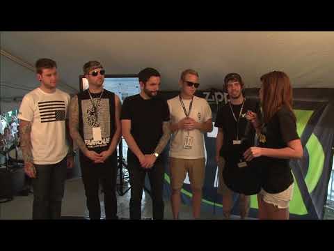 A Day To Remember Backstage at 97X NBT 13