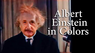 Albert Einstein in Colors As Never Seen Before