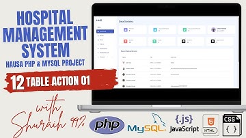 12 Table Action 1 | HOSPITAL MANAGEMENT SYSTEM with PHP & MYSQL in HAUSA