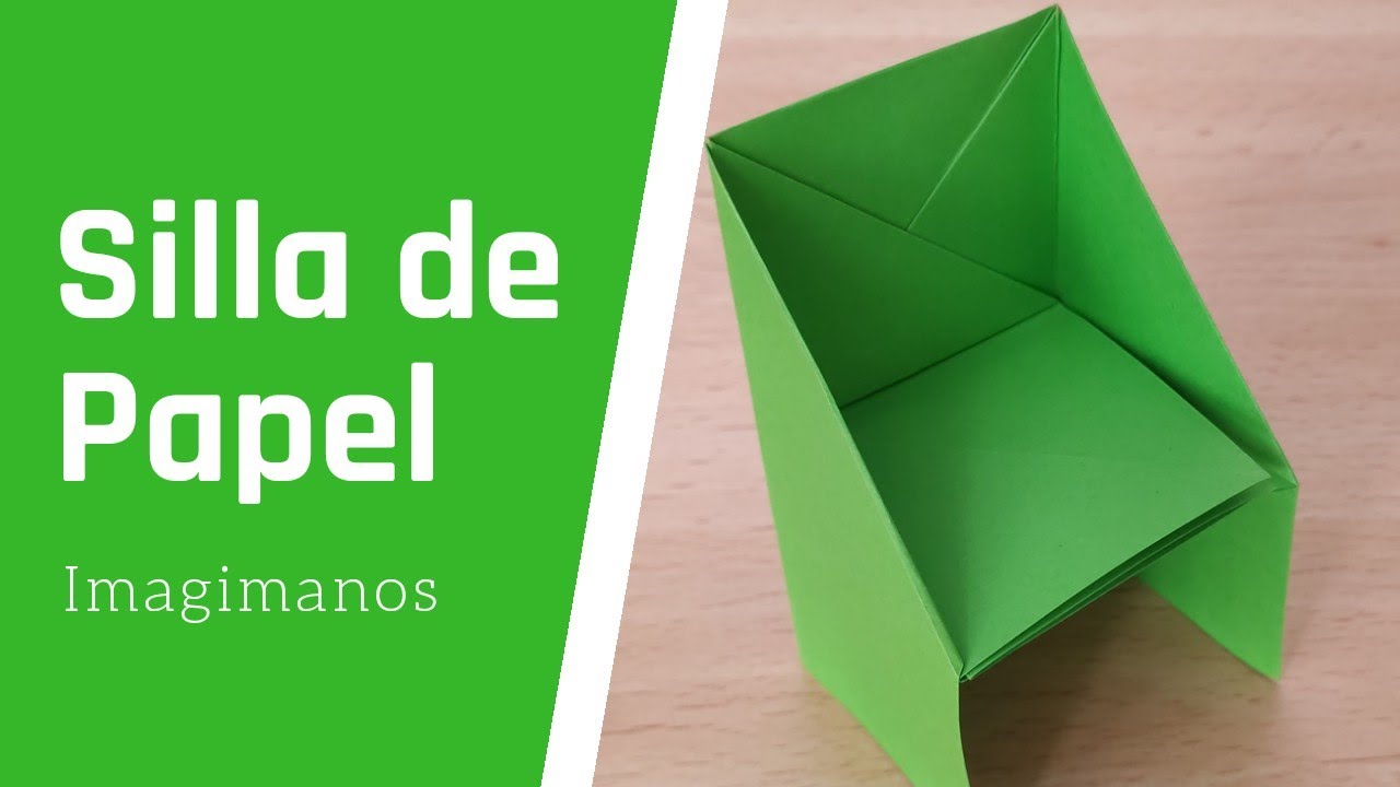 hacer una Silla de Papel Origami fácil paso a paso 🪑 YouTube