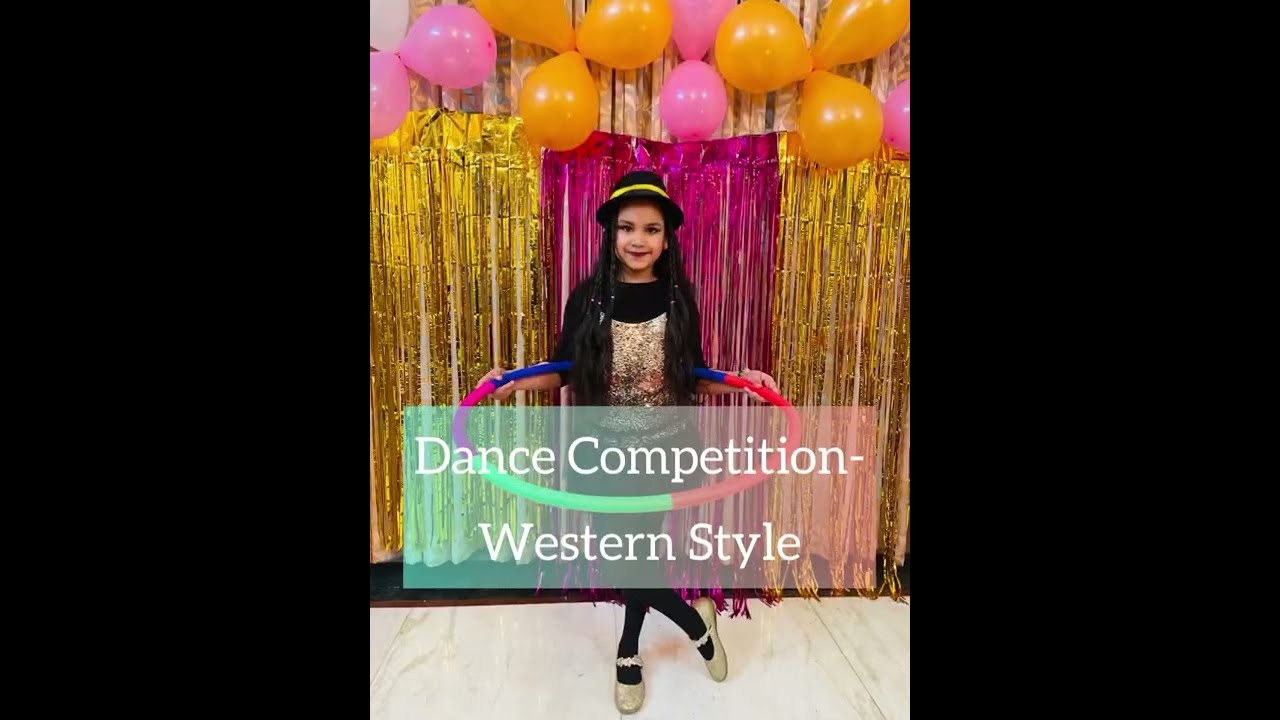 Prize winning performance by Angel Anvi | Dance competition | Western theme | kids dance