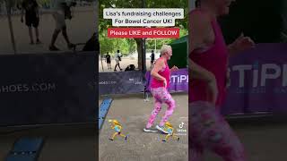 Lisa’s fundraising challenges for Bowel Cancer UK Lisa’s fundraising challenges for Bowel Cancer UK
