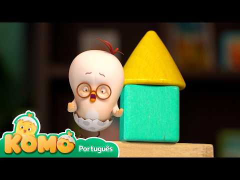 Let's build a castle with blocks! Observe the blocks | Observing objects | Komo Curious