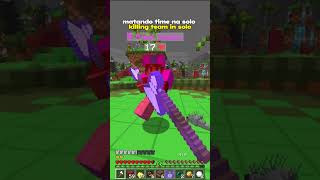 Matando time na solo #minecraft #bedwars