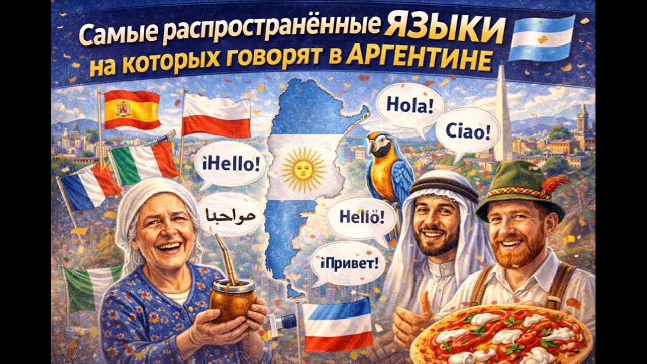 В Аргентине ЭТИ языки слышно чаще, чем испанский