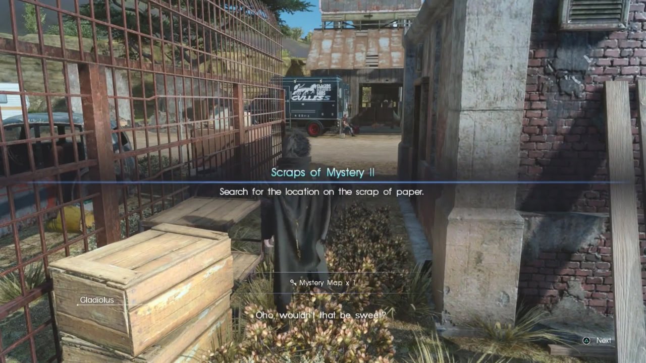 FINAL FANTASY XV All Scraps of Mystery Map Locations &