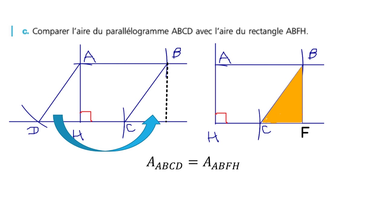 Comment Calculer L Air D Un Parallélogramme