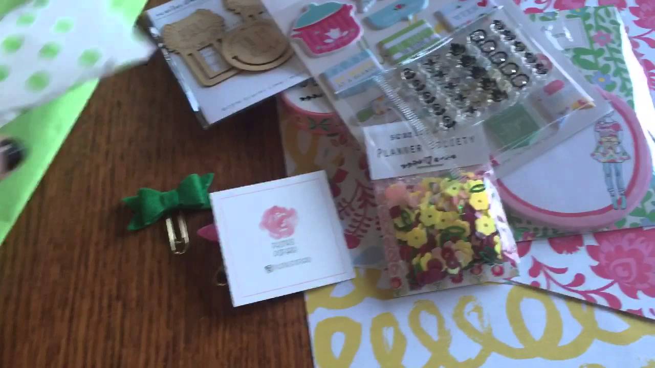 Unboxing the March 2016 Planner Society Box