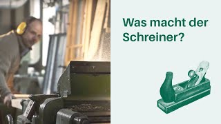 Was macht der Schreiner? Arbeitsplatz Wald 🌳🌲 I Berufe in Wald & Forstwirtschaft
