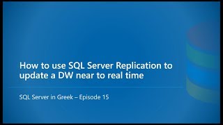 How to use SQL Server Replication to update a DW near to real time