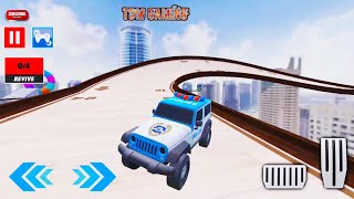 Prado Police Car Stunts Again Impossible Tracks Race 3D | By TDM Gaming | screenshot 4