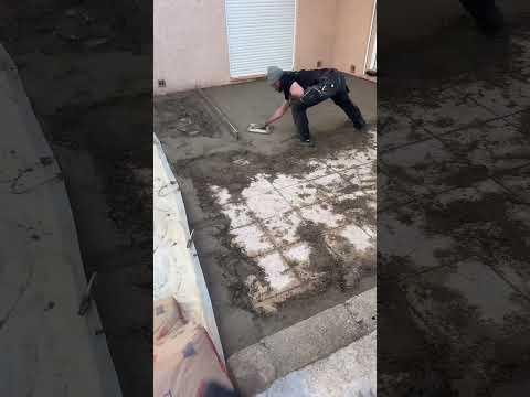 Vidéo : Création chape maigre