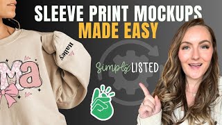 Automated Mockups For Gildan 18000 Sleeve Prints Using Simply Listed