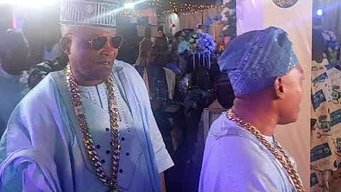 ARRIVAL YOUNG BILLIONAIRA ALHAJI RILWAN COOLER AND HIS CAUCUS AT AKIN OLAIYA'S BIRTHDAY