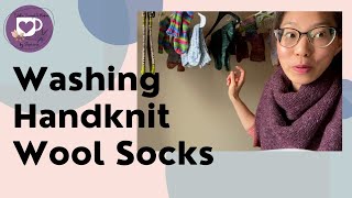 Washing Handknit Wool Socks | Edible Thoughts Makes