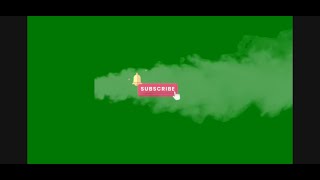 Green Screen Smoke Effect Subscribe Button | Download Link In Description | TECH CREATOR