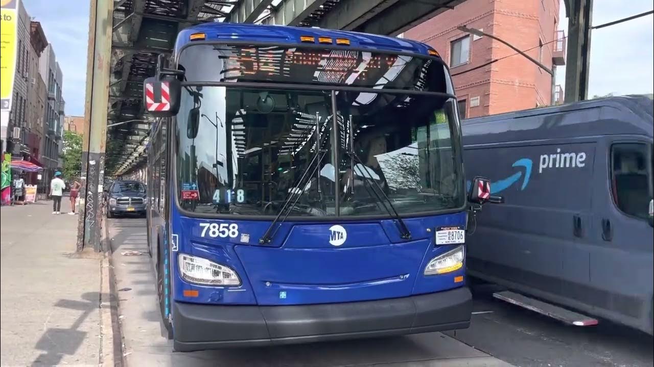 MTA NYC Bus 2022 New Flyer XD40 Xcelsior 7858 on the B54 YouTube