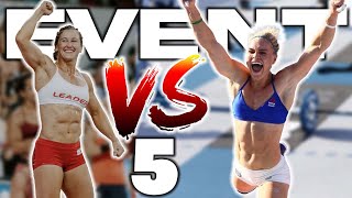 Womens Event 5 Tia Clair Toomey Vs  Katrin Davidsdottir - 2020 CrossFit Games