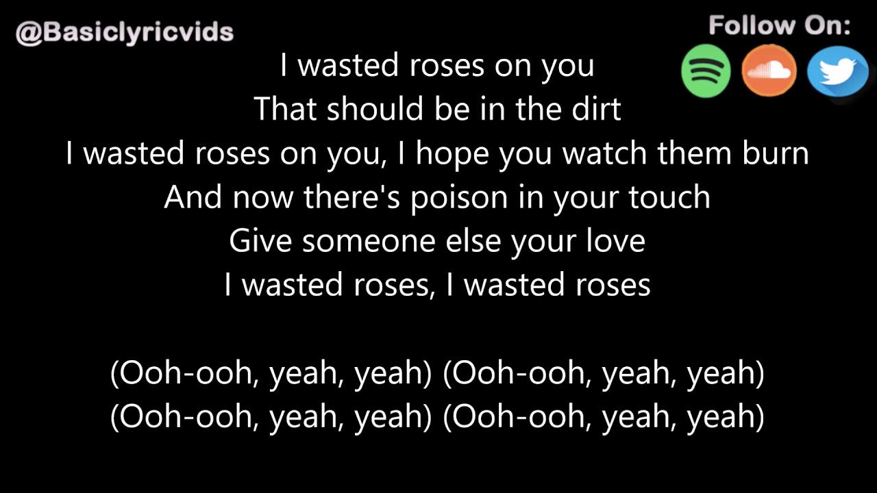 JT Roach - Wasted Roses (Lyrics)